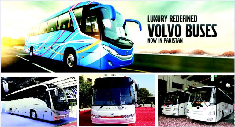 Luxury buses for intercity routes in Pakistan