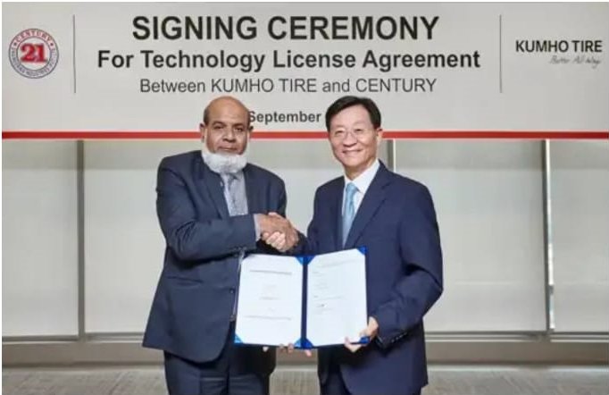 Kumho Signs Technology Transfer Agreement with Pakistani Manufacturer