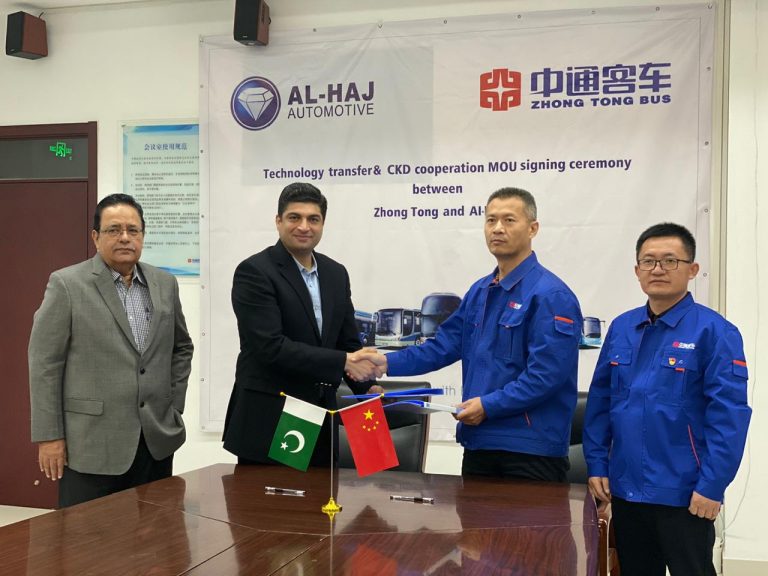 Al-Haj Automotive signs an MOU with Zhong Tong Bus of China