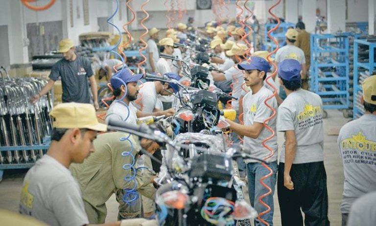 Motorcycles Production data for year 2018-19 – Pakistan