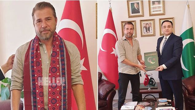 Ertugrul Ghazi star visits Pakistani consulate in Istanbul
