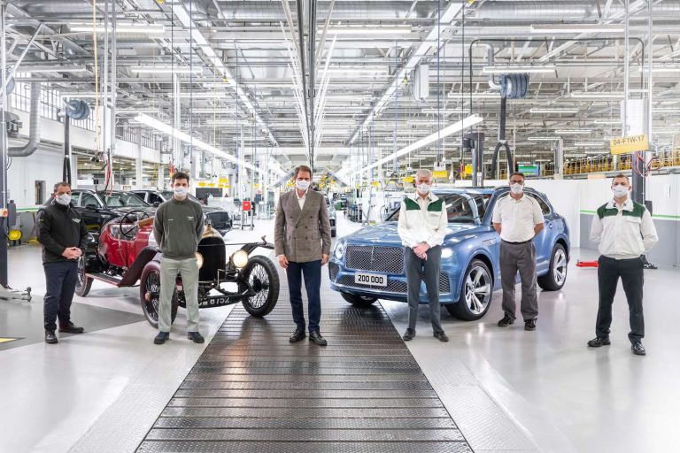 Bentley’s 200,000th car has left the factory, and it’s a hybrid