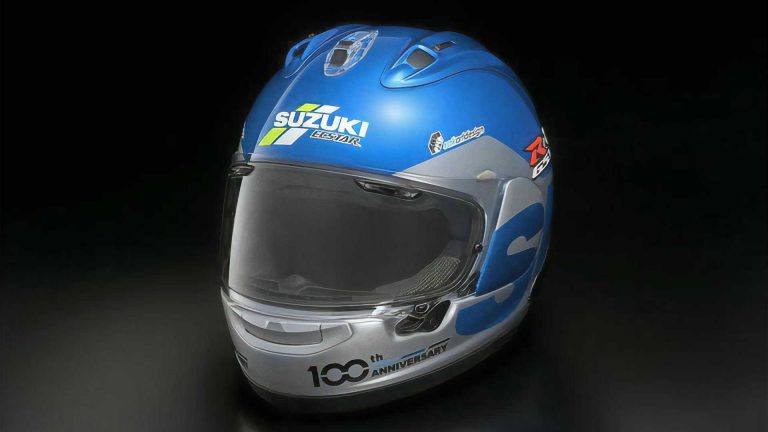 Suzuki To Release Special Limited-Edition 100th Anniversary Helmets
