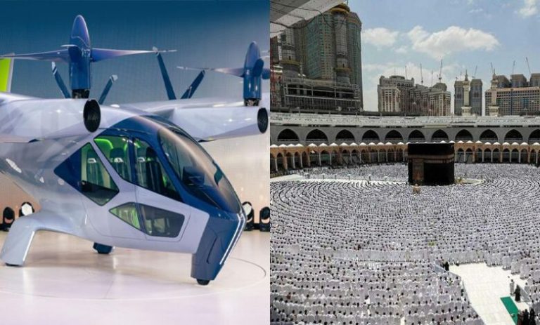 Saudia to operate flying taxis to ferry pilgrims between Jeddah and Makkah