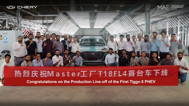 Chery Master Pakistan Lines Off 1st Tiggo 8 PHEV CKD, Gears Up for Deliveries Ahead of Schedule